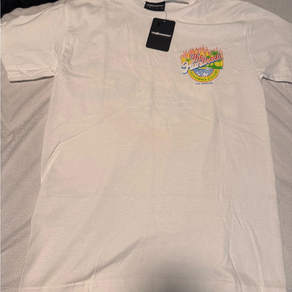 The Hundreds White Tee with Colorful Graphic